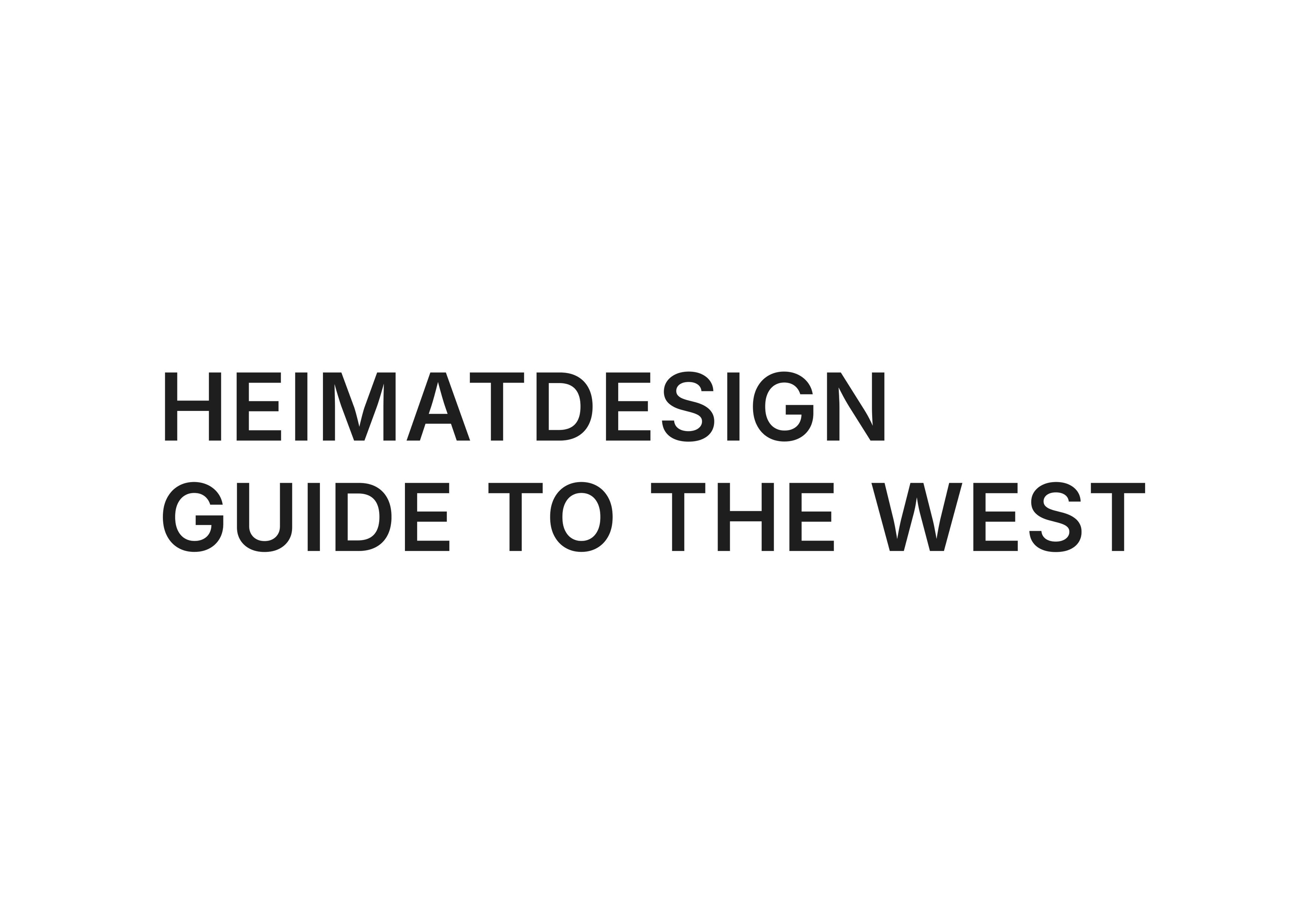 Media Partnership with HEIMATDESIGN
